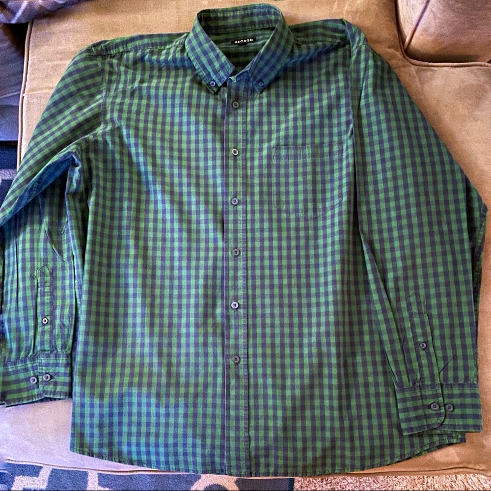 Men’s George Button-Down Shirt, XL